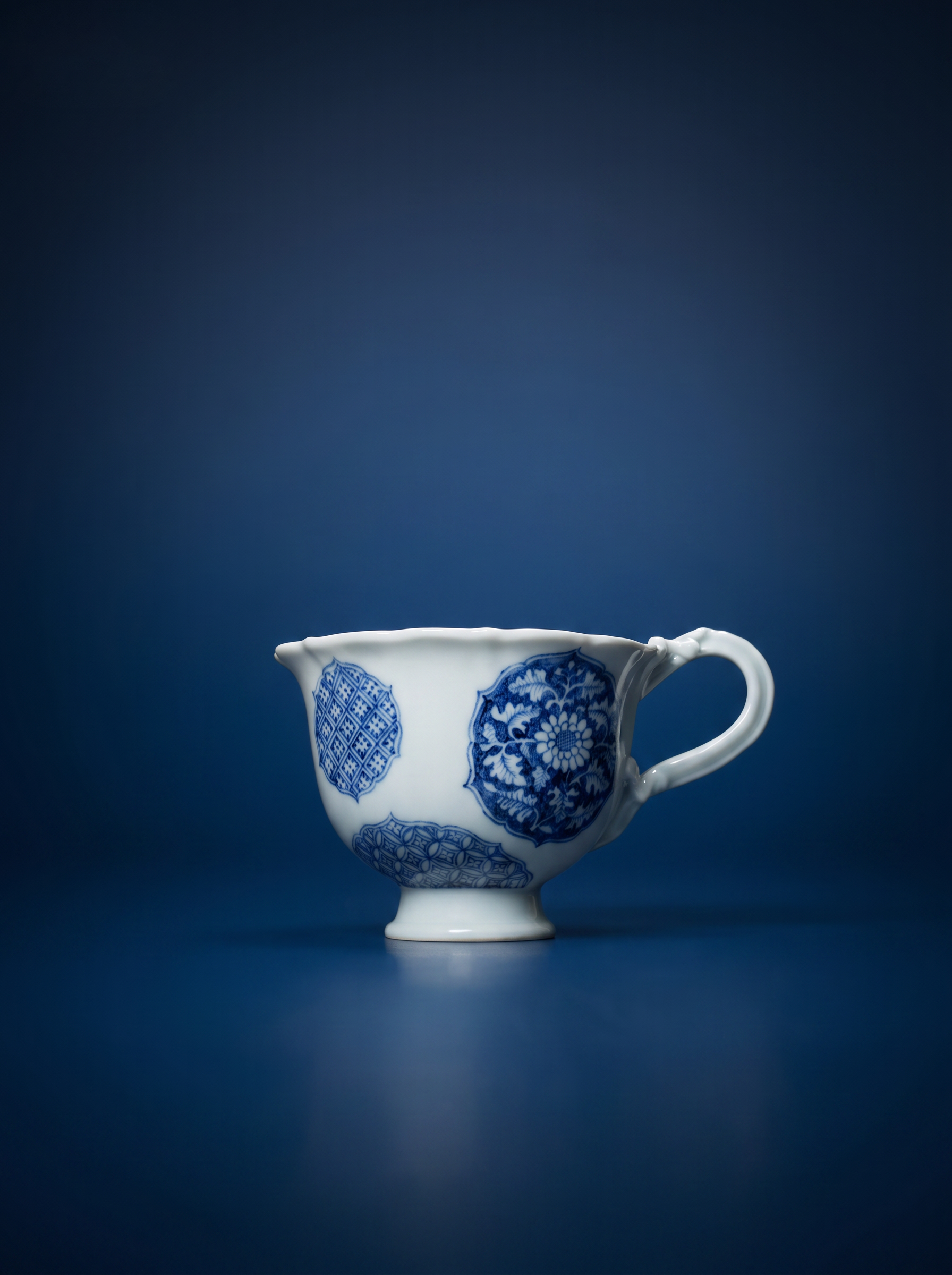 青花咖啡杯